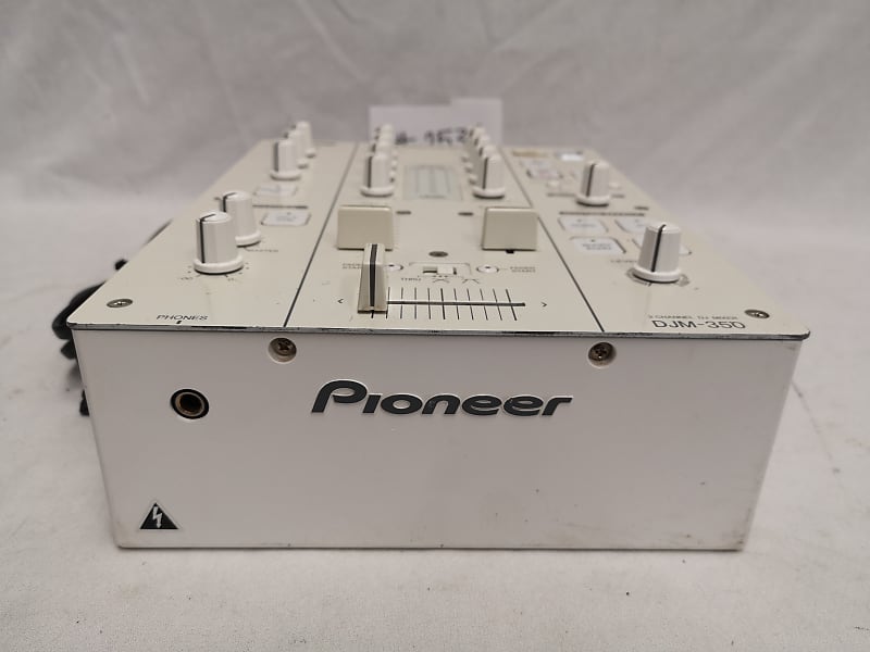 Pioneer DJM-350 2-Channel DJ Mixer (White) #2534 Good Used Working 