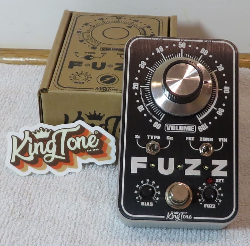 KingTone MiniFuzz V2 Black Panel Reverb