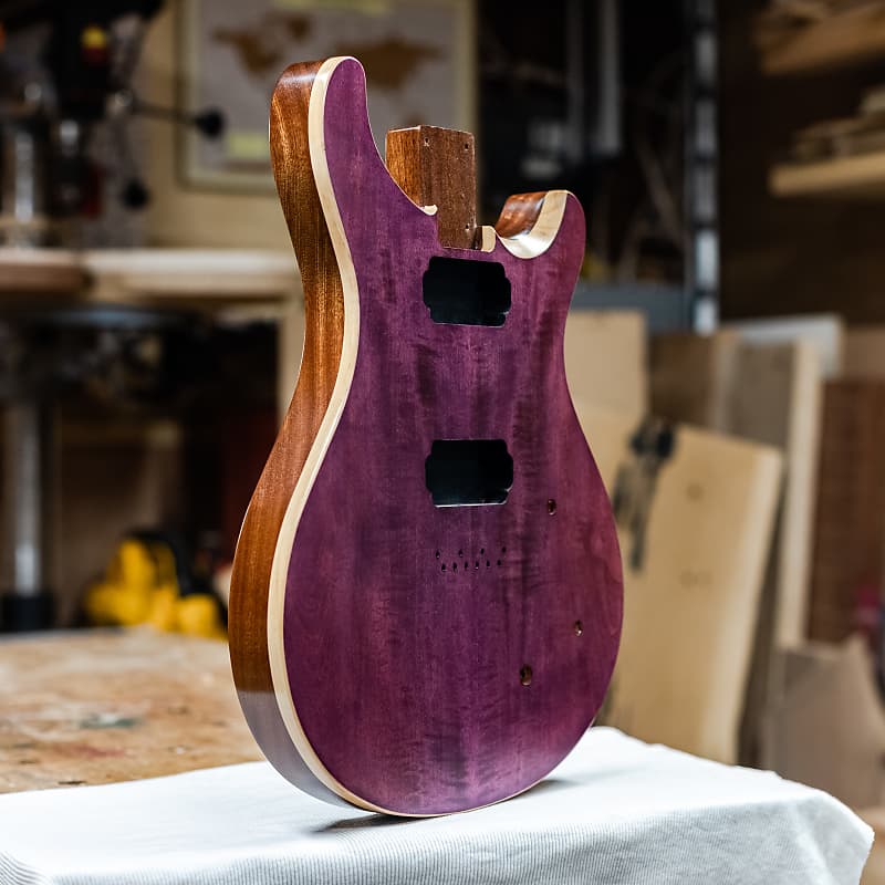 PRS Style Body / Figured Maple & Sapele Reverb