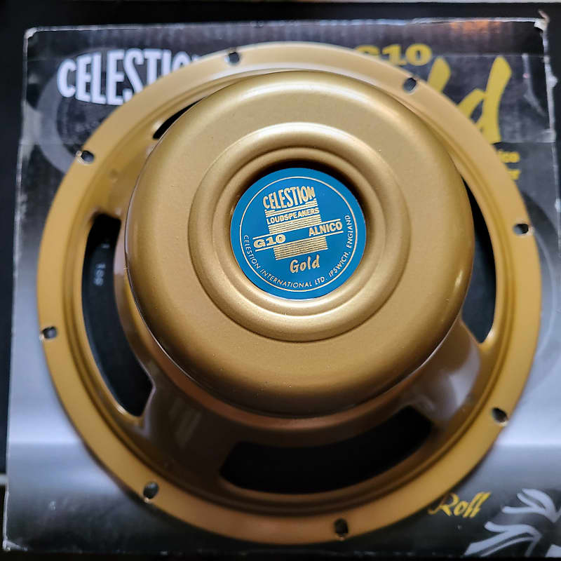 Celestion G10 Alnico Gold 10" Speaker 8 Ohm 40W WITH 12" to Reverb