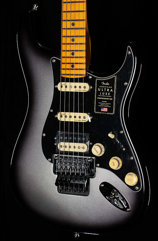Fender Ultra Luxe Stratocaster Floyd Rose HSS, Maple Fingerboard, Silverburst (347) image 1