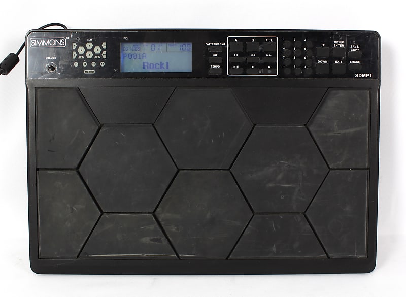 Simmons SDMP1 Advanced MultiPad Drum Machine Electronic Drum Reverb