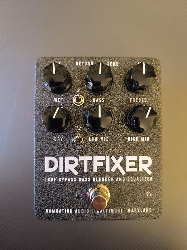 Damnation Audio Dirtfixer Bass Blender / Equalizer 2023 - Present - Black Sparkle image 1
