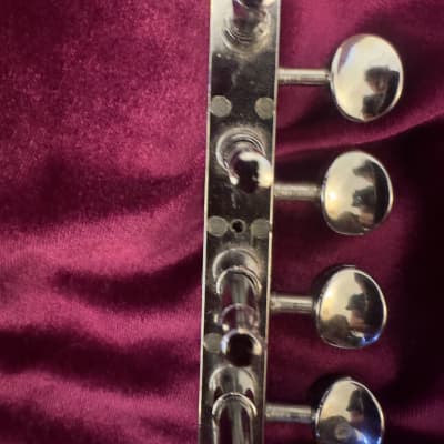 Grover V100 1960s 6 in line tuning machine- Chrome | Reverb