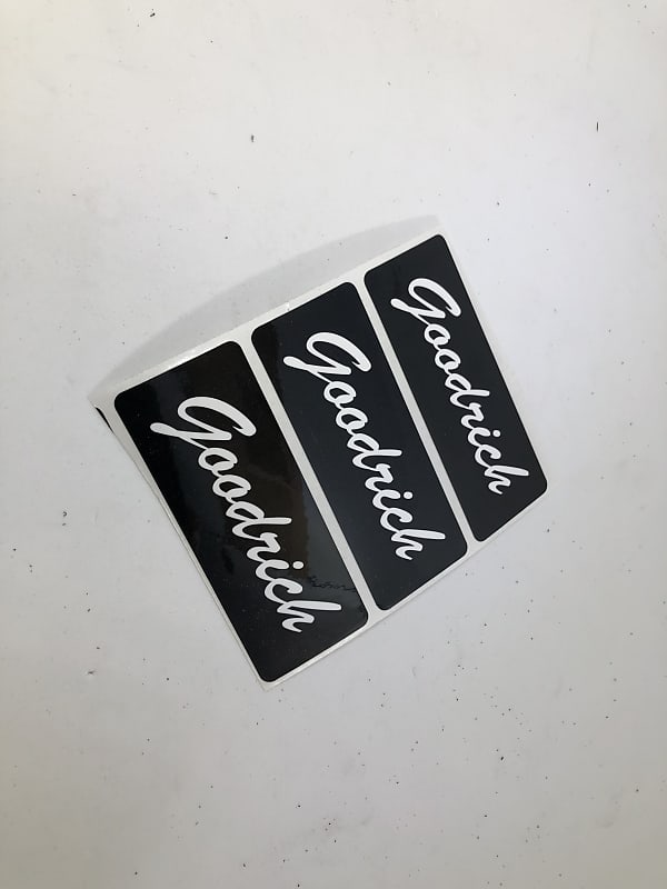 Goodrich Sound Pedal Sticker 2020 Black/White | Reverb