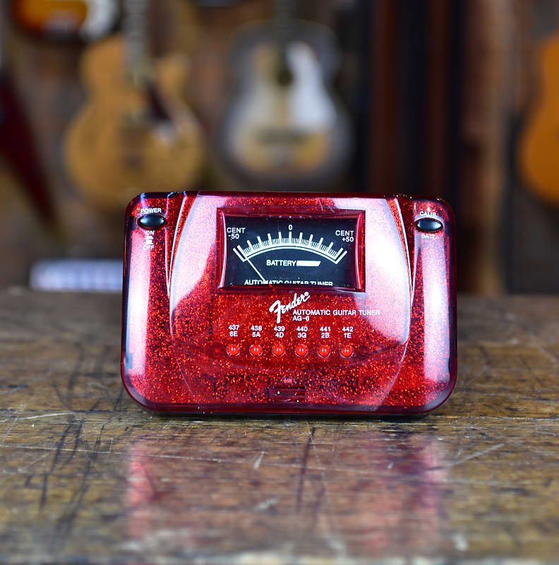 Fender AG6 Tuner 2015 Red Sparkle Reverb
