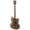 ESP LTD Viper-400M 6 Strings Electric Guitar with Neck Construction and Mahogany Body- Natural Satin