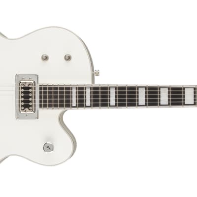 Gretsch G7593T Billy Duffy Signature Falcon 6-String Right-Handed Hollow Body Electric Guitar with Bigsby Tailpiece and Ebony Fingerboard (White Lacquer) image 2