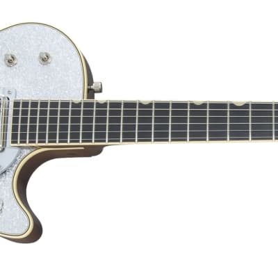 GRETSCH - G6129T-59 Vintage Select 59 Silver Jet with Bigsby  TV Jones  Silver Sparkle - 2401812817 image 4