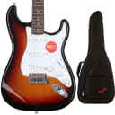Squier Affinity Series Stratocaster Electric Guitar with Hard Case - 3-Color Sunburst with Laurel Fingerboard