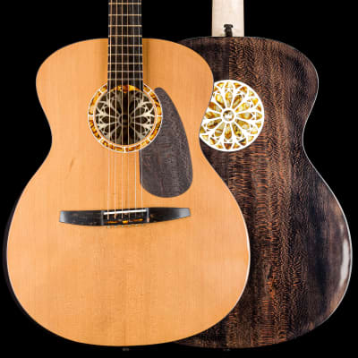 Turkowiak double-top GA acoustic guitar #524 - "Black Diamond" tier image 1
