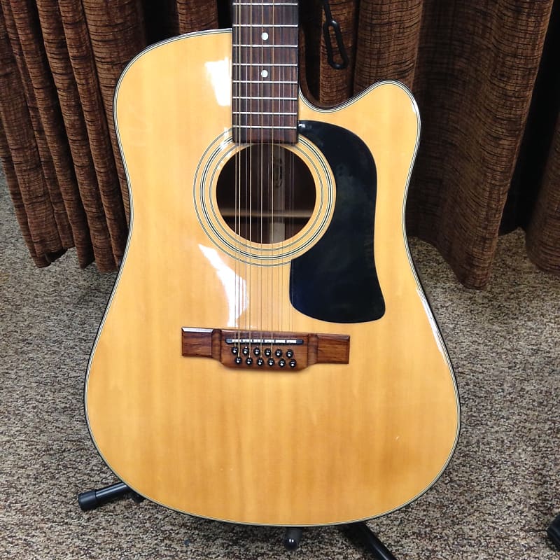 Washburn D-12CE-12/N Natural 12 String Acoustic Guitar With | Reverb