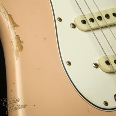 Fender Custom Shop LTD 1964 Stratocaster Relic - Super Faded Aged Shell Pink image 14