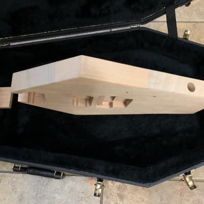 2019 unknown les Paul style coffin body guitar kit image 18