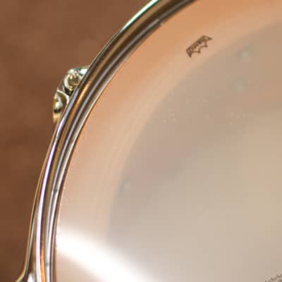 DW 5.5x14 Collector's Maple Solid Chrome Yellow Super Solid Snare Drum - SO#1288930 image 6