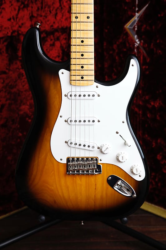 Fender Custom Shop 1955 Stratocaster Nos 2 Colour Sunburst Reverb 2665