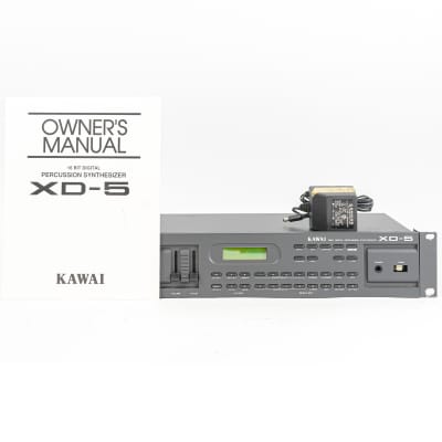 Kawai XD-5 XD5 XD 5 Drum Synthesizer with Manual and Power Supply