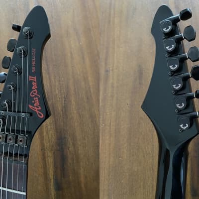 Aria Pro II Guitar, RS Hellcat, SUPER STRAT, Black, MIJ, 1986 image 7