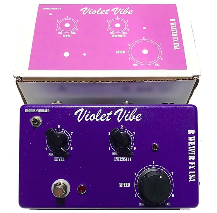 新品 未使用 R WEAVER FX Violet Vibe Uni Vibe R Weaver FX Violet Vibe 2020 Violet | Reverb