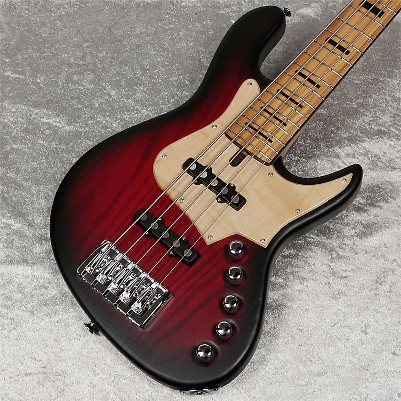 Maruszczyk Instruments ELWOOD LX5A Red Burst Low-B 30inch (S/N:220280)  [03/12] | Reverb