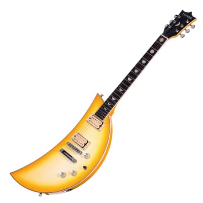 Eastwood Guitars Moonsault - Yellowburst - Vintage Kawai-inspired Electric Guitar - NEW! image 3