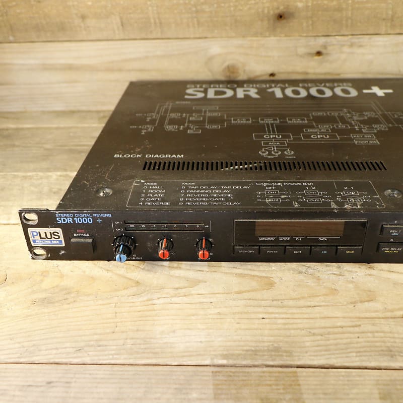 ギター SDR1000  IBANES  STEREO  DEGTAL REVERB Ibanez SDR 1000 Stereo Digital Reverb Effect Processor Unit