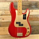 Fender Vintera '50s Precision Bass with Maple Fretboard 2022 Dakota Red - With Gigbag - 8# 8oz