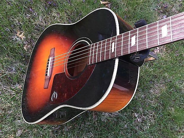 Used Epiphone Texan VS Acoustic Guitar With Original Case & Fishman Pickup image 1
