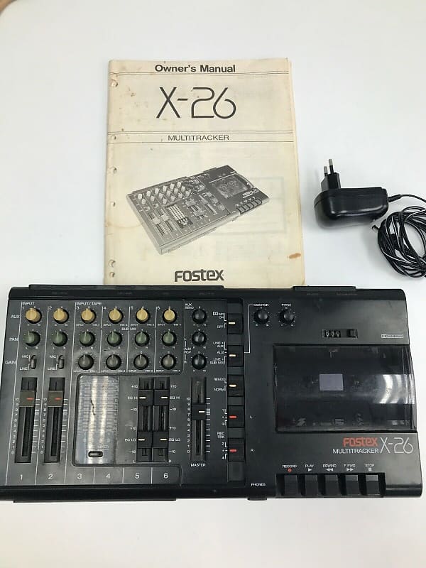 Fostex X26 Grabadora multipista analógica funcionado! Reverb