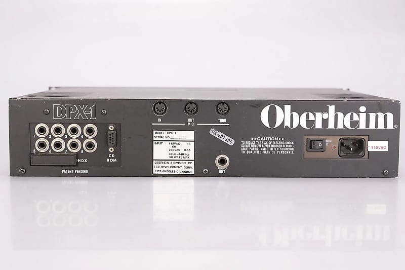 Oberheim DPX-1 8-Voice Digital Sample Player image 2