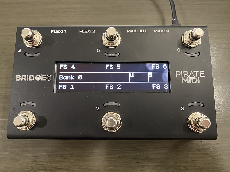 Pirate Midi Bridge 6 Midi Controller Pedal | Reverb