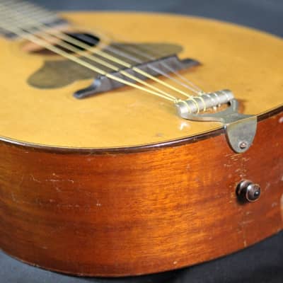 Vintage August Pollman Mandoline Guitar 1890s image 8