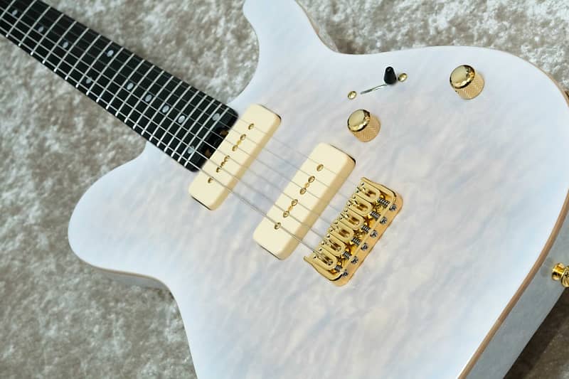 ギター Schecter KR-24-P90-FXD SCHECTER KR-24-P90-FXD -Blonde w/Gold Parts Electric Guitar