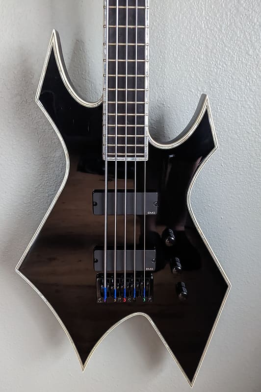Yahoo!オークション - B.C.Rich WARLOCK 5弦 Bass ベース スルー