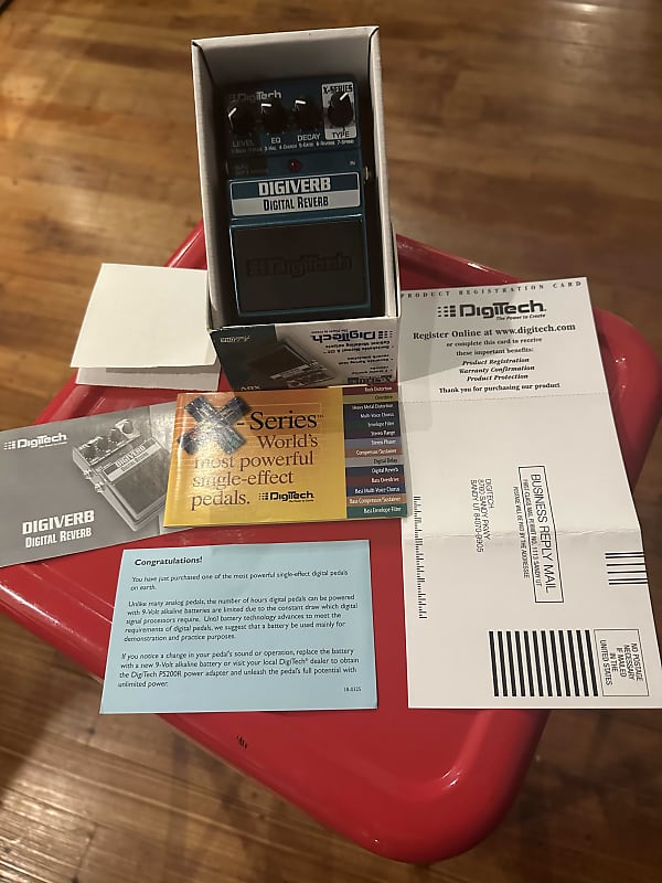 Digitech DigiVerb Digital Reverb Pedal | Reverb