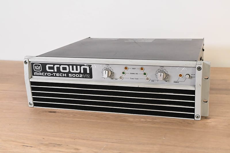 Crown Macro-Tech 5002VZ 2-Channel Power Amplifier CG01FN5 | Reverb UK