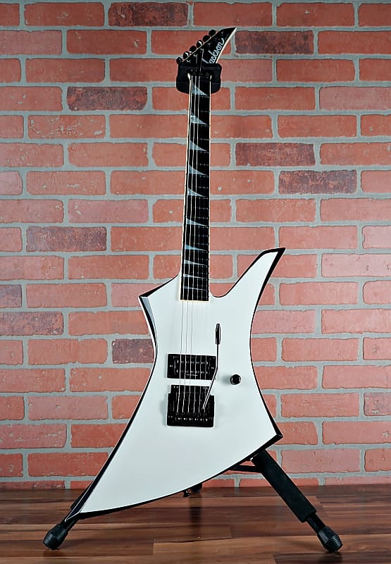 SKSM　白/黒 Jackson KEXMG X Series Kelly - White with Black Bevels