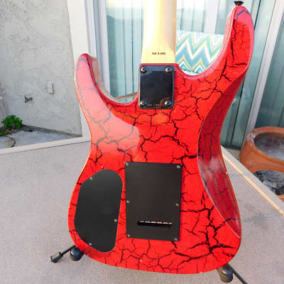 Video! Stinger by C. F. Martin & Company Super Strat- Red Crackle image 9