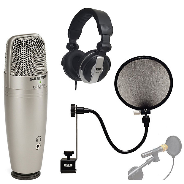 Samson C01U Pro USB Microphone Podcasting Pack image 1