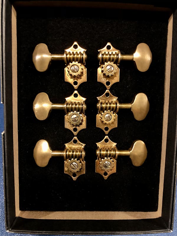 【人気沸騰】 1930's Gold Grover G-98 tuners | Reverb 弦楽器