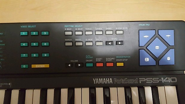 Yamaha Portasound PSS-140 Electronic Keyboard Voice Bank