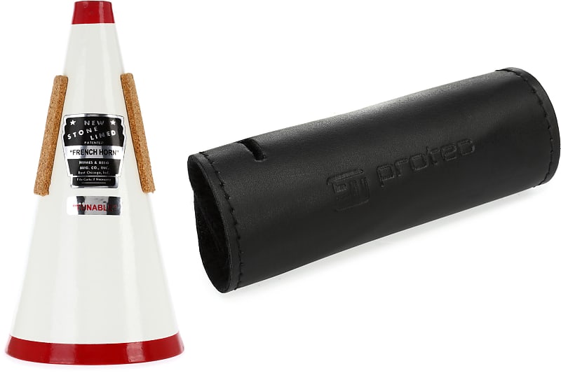 Humes & Berg 134 Stonelined French Horn Straight Mute Reverb