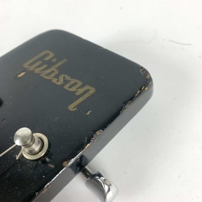 Gibson Century 6 Lap Steel in factory Black , with original Gibson Hardshell case image 11
