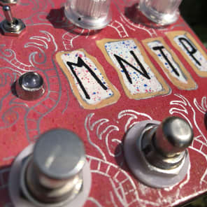 Lamp Electric MNTP OverFuzz 2018 Acid Etched Hand Painted image 2