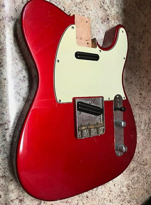 Telecaster Loaded Body, w/ Barden/JBE Danny Gatton Pick-ups, Candy-Apple Red -- for Relic'ing? image 1