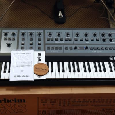 Oberheim OB-X8 8-Voice Polyphonic Analog Synthesizer with Cover
