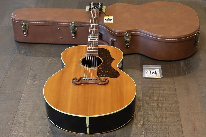 1993 Gibson J-100 Xtra AT Natural Acoustic Jumbo Guitar + OHSC image 1