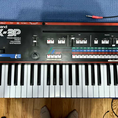 Roland JX-3P 61-Key Programmable Preset Polyphonic Synthesizer 1983 - 1985 - Black