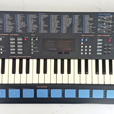 Yamaha Portasound PSS-680 Music Station -Vintage Gold Waveform Synthesis-Synthesizer - 1988