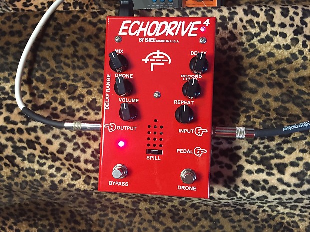 SIB Electronics Echodrive 4 Red Echo Drive tube delay with